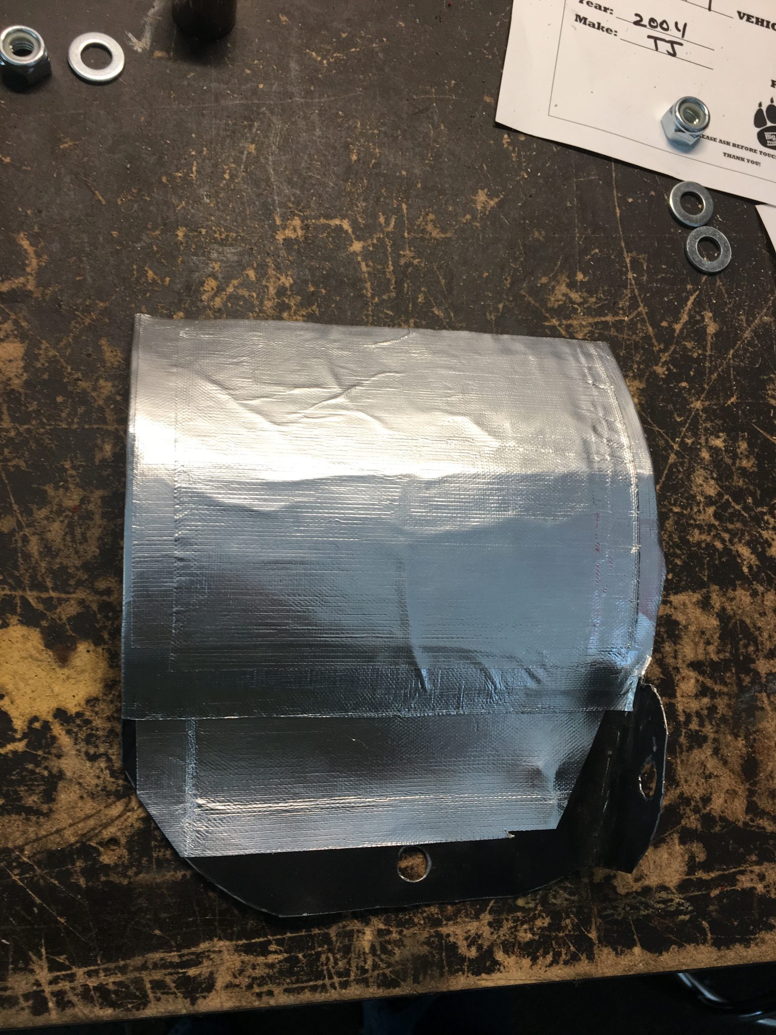 How to Do It fabricate your own Starter Heat Shielding It's a Jeep World