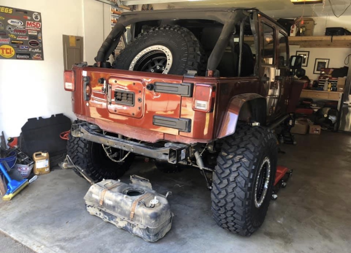 How To JK/JKU Fuel Tank Relocation / TJ Fuel Tank Swap It's a Jeep